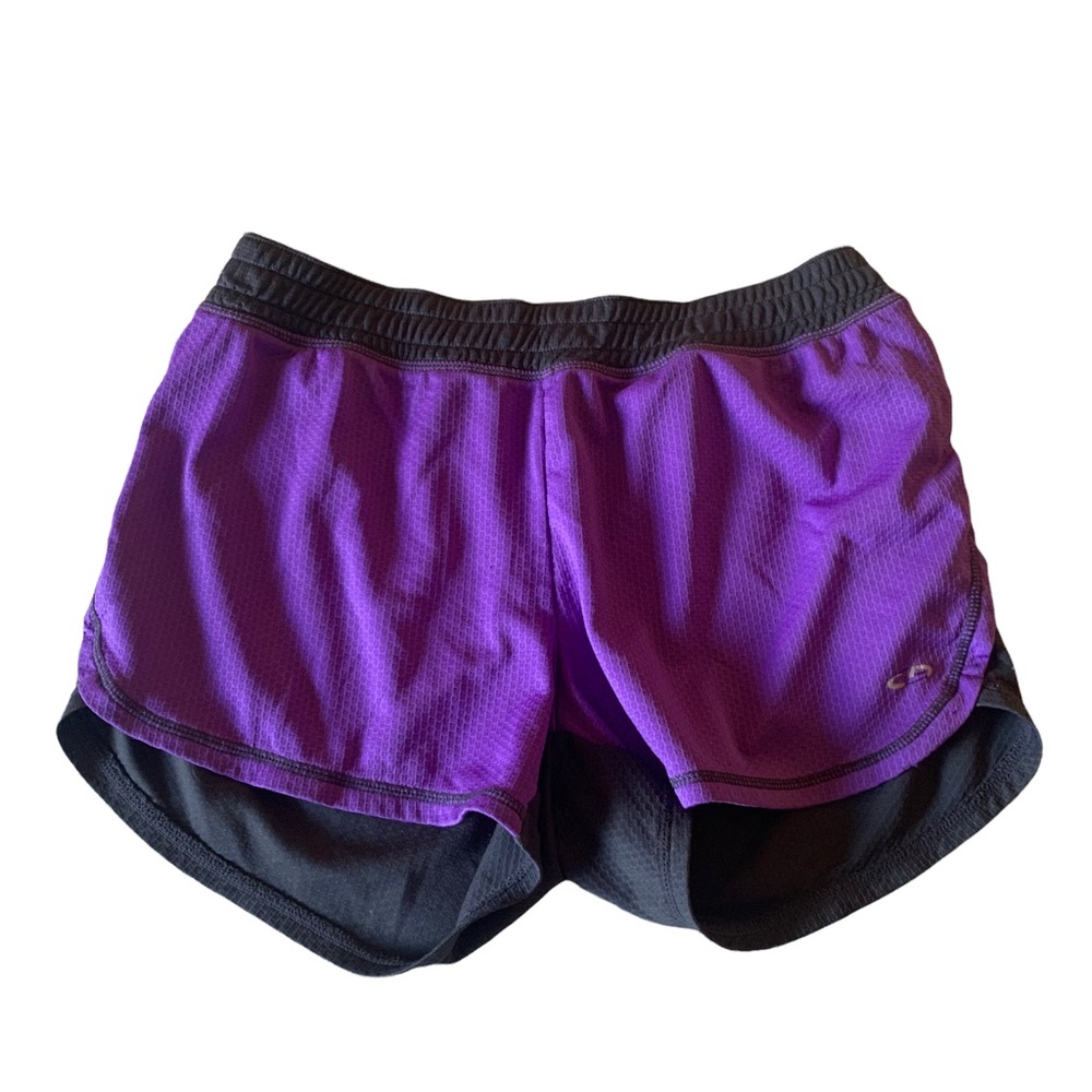 Champion Duodry Grey And Purple Shorts
